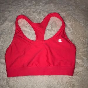 Hot pink Champion sports bra